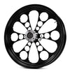 Ultima Wheels & Rims Black Kool Kat 21" 3.5" Billet Front Wheel Rim Harley Touring Custom Dual Disc