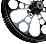 Ultima Wheels & Rims Black Kool Kat 21 x 3.5 Front Single Disc Mag Wheel Rim Harley 08+ Softail 25MM