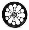 Ultima Wheels & Rims Black Kool Kat 26" 3.5" Billet Front Wheel Rim Harley Touring Custom Dual Disc