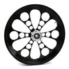 Ultima Wheels & Rims Black Kool Kat 26" 3.5" Billet Front Wheel Rim Harley Touring Custom Single Disc