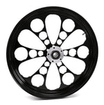 Ultima Wheels & Rims Black Kool Kat 26" 3.5" Billet Front Wheel Rim Harley Touring Custom Single Disc