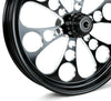 Ultima Wheels & Rims Black Kool Kat 26" 3.5" Billet Front Wheel Rim Harley Touring Custom Single Disc