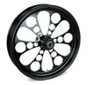 Ultima Wheels & Rims Black Kool Kat 26 x 3.5 Billet Front Wheel Rim Harley Single Disc Softail 07+