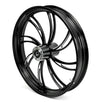 Ultima Wheels & Rims Black Vortex 26" x 3.5" Billet Front Wheel Rim Harley Touring Dual Disc ABS 08+