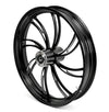 Ultima Wheels & Rims Black Vortex 26" x 3.5" Billet Front Wheel Rim Harley Touring Dual Disc Custom