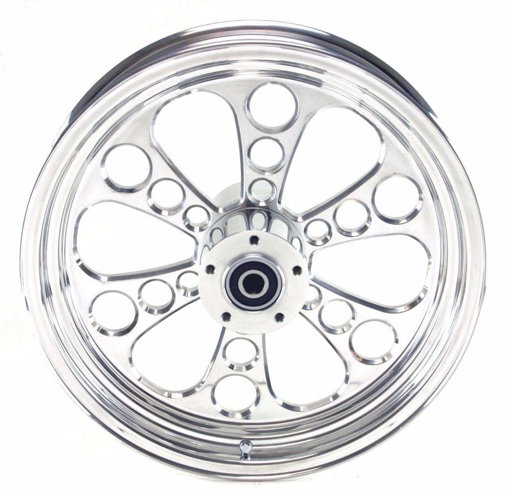 Ultima Wheels & Rims Kool Kat Polished Billet Aluminum 18" X 5.5" Rear Wheel Rim 180 200 Tire Harley