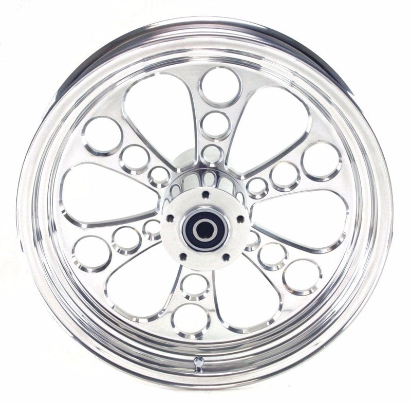 Ultima Wheels & Rims Kool Kat Polished Billet Aluminum 18" X 5.5" Rear Wheel Rim 180 200 Tire Harley