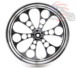 Ultima Wheels & Rims Polished Kool Kat 26" x 3.5" Billet Front Wheel Rim Harley Softail Custom Single