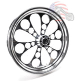Ultima Wheels & Rims Polished Kool Kat 26" x 3.5" Billet Front Wheel Rim Harley Softail Custom Single
