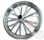 Ultima Wheels & Rims Polished Manhattan 21 X 3.5 Billet Front Wheel Rim Harley Touring 08+ NON-ABS