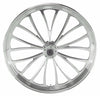 Ultima Wheels & Rims Polished Manhattan 23" x 3.5" Billet Front Wheel Rim Harley Touring Dual Disc