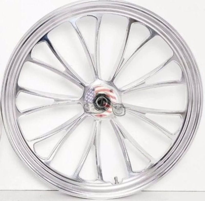 Ultima Wheels & Rims Polished Manhattan 26 3.5 Billet Front Rim Wheel Harley Touring Dual Disc  08-20