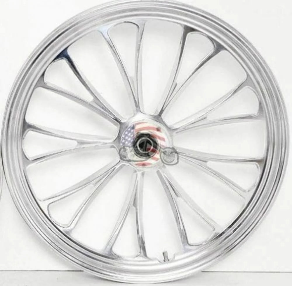 Ultima Wheels & Rims Polished Manhattan 26 x 3.5 Billet Front Rim Wheel Harley Touring Dual ABS 08+