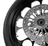 Ultima Wheels & Tire Packages Black Kool Kat 21" 3.5" Billet Front Wheel Rim BW Tire Package Harley Touring