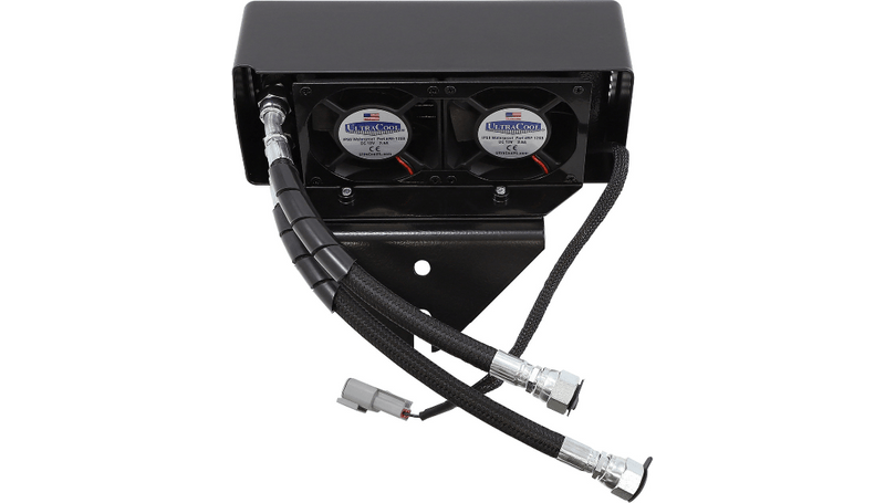 UltraCool UltraCool Oil Cooler Kit Black 220 CFM Plug-and-Play Harley Dyna Twin Cam 99-17