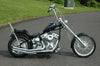 V-Twin Manufacturing Backrests & Sissy Bars Chrome Round 26" Tall Sissy Bar Harley Chopper Bobber Rigid 6" Rear Flat Fender