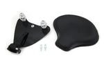 V-Twin Manufacturing Black Leather Solo Seat Mount Kit Replica Harley Sportster XL 2010+ Twin Cam Evo