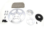 V-Twin Manufacturing Bolt On Chain Drive Conversion Kit Rear Sprocket Harley Dyna FXD Club Drag 00-05