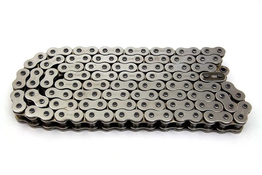 V-Twin Manufacturing Chains, Sprockets & Parts Nickel 530 Series 120 Link O-ring Chain Custom Motorcycle Harley Sportster Dyna
