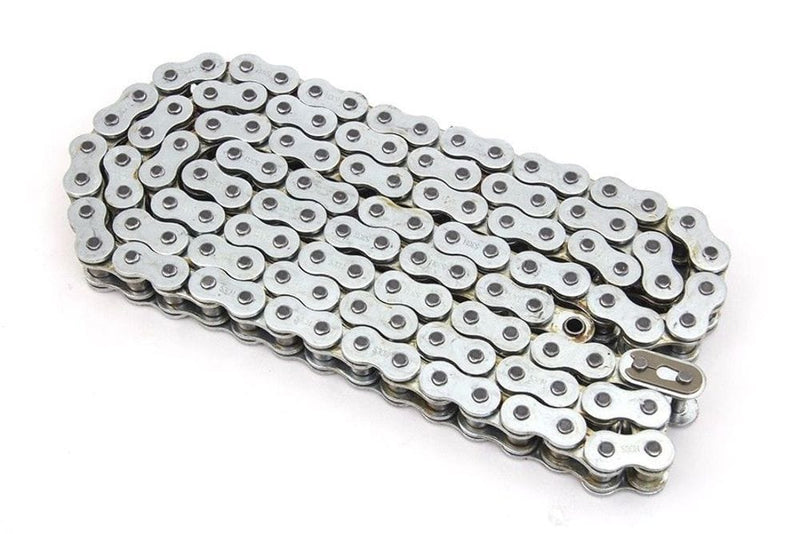 V-Twin Manufacturing Chains, Sprockets & Parts Silver 530 Series 120 Link O-ring Chain Custom Motorcycle Harley Sportster Dyna