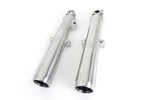 V-Twin Manufacturing Chrome 41mm Lower Front End Fork Sliders 69-71 Harley Shovelhead Electra Glide