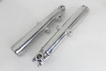 V-Twin Manufacturing Chrome 41mm Lower Front End Fork Sliders 69-71 Harley Shovelhead Electra Glide