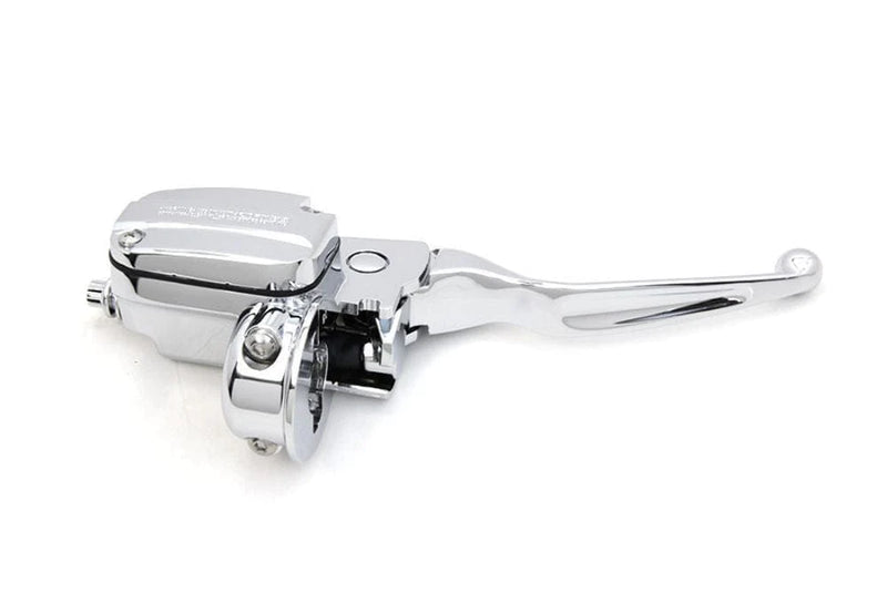 V-Twin Manufacturing Chrome Hydraulic Clutch Master Cylinder Lever 14-16 Harley Street Electra Glide