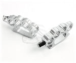 V-Twin Manufacturing Chrome Knuckle Footpegs Pegs Set Pair Male Mount Harley Chopper Bobber Custom XL