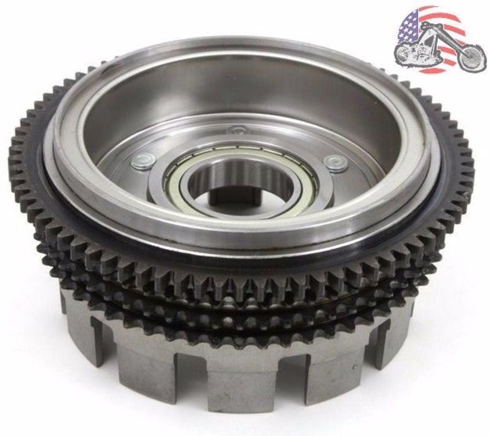 V-Twin Manufacturing Complete Clutches & Kits 4 Speed Sportster Clutch Basket Drum Shell Hub Alternator Rotor Magnet 36791-84