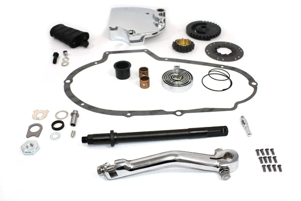 V-Twin Manufacturing Engines & Components Chrome Kick Start Starter Conversion Kit Harley 1000 Sportster Ironhead XL 73-76