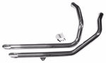 V-Twin Manufacturing Exhaust Systems 1 3/4" Chrome Slash Cut Custom Drag Pipes Exhaust 1986-2003 Harley Sportster XL