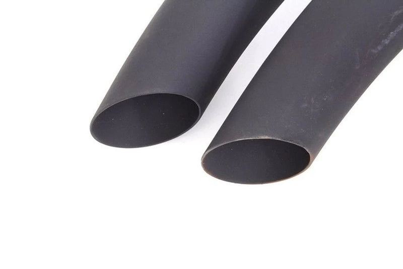 V-Twin Manufacturing Exhaust Systems Black 2" Magnum Drag Exhaust Pipe Set w/ Heatshields 2004-2013 Harley Sportster