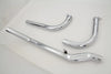 V-Twin Manufacturing Exhaust Systems Paughco Chrome Up Sweep Drag Exhaust Header Pipes Harley Generator Shovelhead