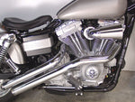 V-Twin Manufacturing Exhaust Systems Radii Chrome Drag Sweeper Exhaust System Pipes 2 1/4" 1991-2017 Harley Dyna FXD
