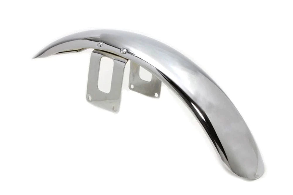 V-Twin Manufacturing Fenders Chrome Front Fender 1973-1999 Harley Sportster FX FXR Dyna Glide With 19" Wheel