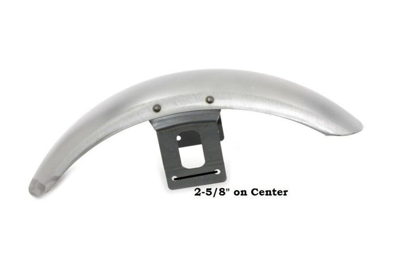 V-Twin Manufacturing Fenders Raw 5-1/2" Steel Front 48 1200X Front Fender with Brackets Harley Sportster 10+