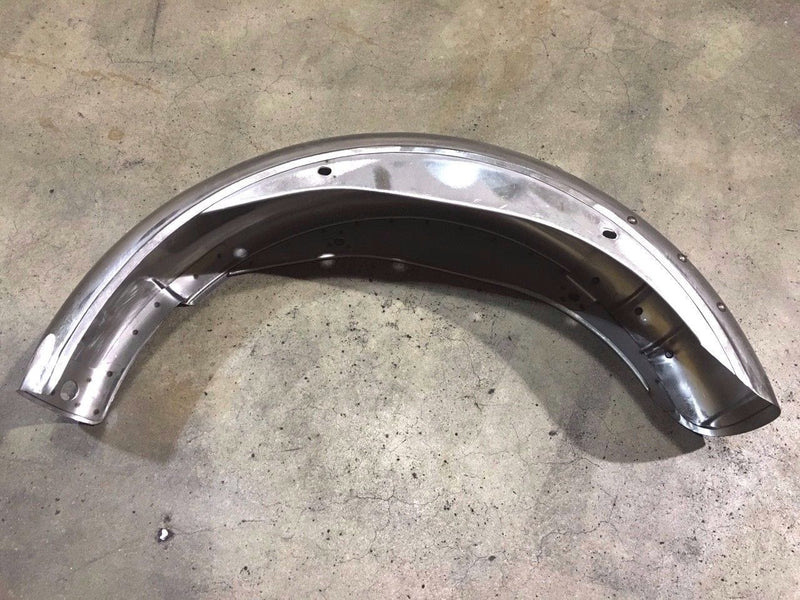 V-Twin Manufacturing Fenders Replica Raw Rear Fender No Tail Lamp Cut Out Harley Ironhead Sportster Chopper