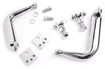 V-Twin Manufacturing Foot Pegs & Pedal Pads Adjustable Highway Foot Pegs Mid Forward Controls Support Kit Harley Sportster