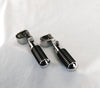 V-Twin Manufacturing Foot Pegs & Pedal Pads Chrome O-Ring Clamp On Highway Frame Engine Guard Rigid Footpegs Harley Custom