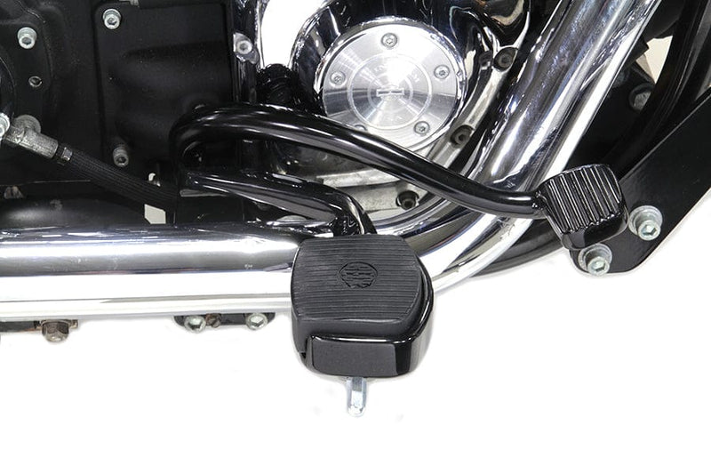 V-Twin Manufacturing Foot Pegs & Pedal Pads V-Twin Black Further Forward Mid Control Kit Foot Pegs Harley Dyna FXD 2006-2017