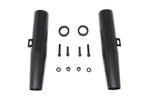 V-Twin Manufacturing Fork Tubes Black 39mm Front End Fork Tube Covers Shrouds Harley 04-20 Sportster 883 & 1200