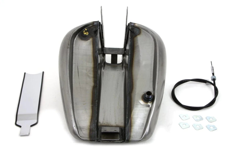 V-Twin Manufacturing Gas Tanks Bobbed 4.0 Gallon Gas Fuel Tank One Piece Speedo Harley Evo Touring FLT 80-99