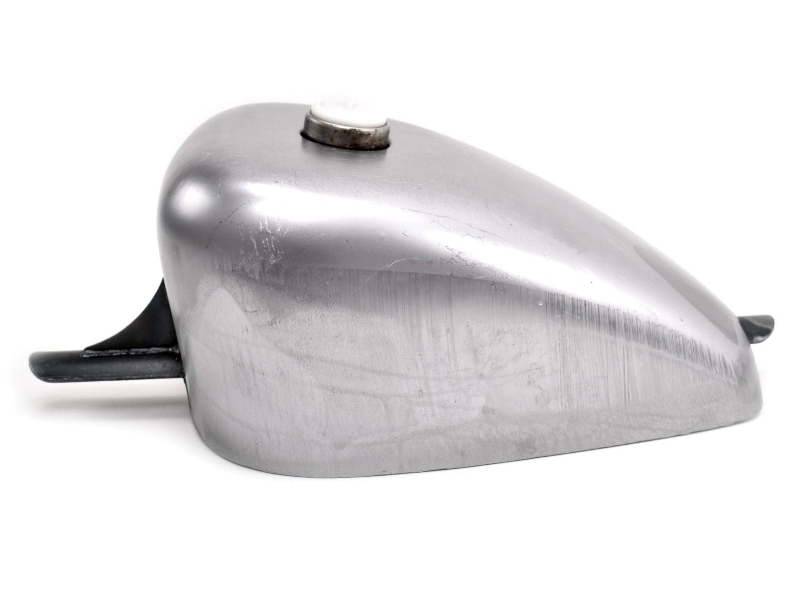 Raw 3.1 Gallon Frisco Mounted Peanut King Gas Tank Chopper Harley Rigi ...