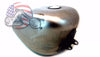 V-Twin Manufacturing Gas Tanks Raw Replica 2.4 Sportster Peanut Steel Gas Tank Rigid Mount Harley Sportster XL