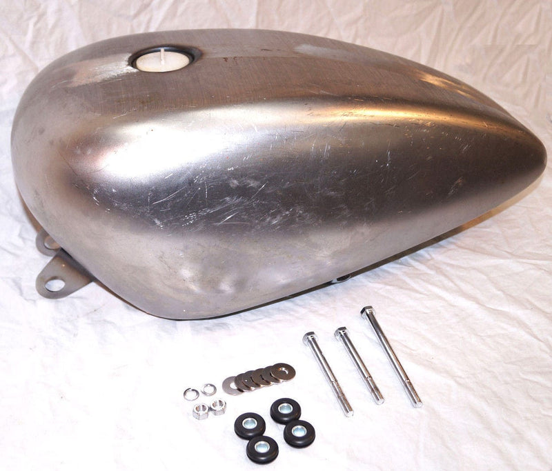 V-Twin Manufacturing Gas Tanks Replica 3.2 Gallon Steel Rolled Edge Fuel Gas Tank 1995-2003 Harley Sportster XL