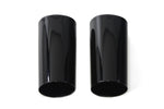 V-Twin Manufacturing Gloss Black 6-5/8" Front Fork Slider Cover Covers Harley 45591-02 Softail FLST