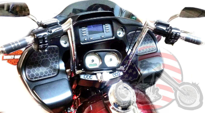 V-Twin Manufacturing Handlebars 1.25" Chrome 12" Monkey Bagger Bars Bar Apehanger Handlebars Harley Touring FLST