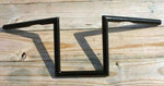 V-Twin Manufacturing Handlebars 60's Style 8" Black Z Handle Bars 1" Handlebars Dimpled Unknurled Custom Harley
