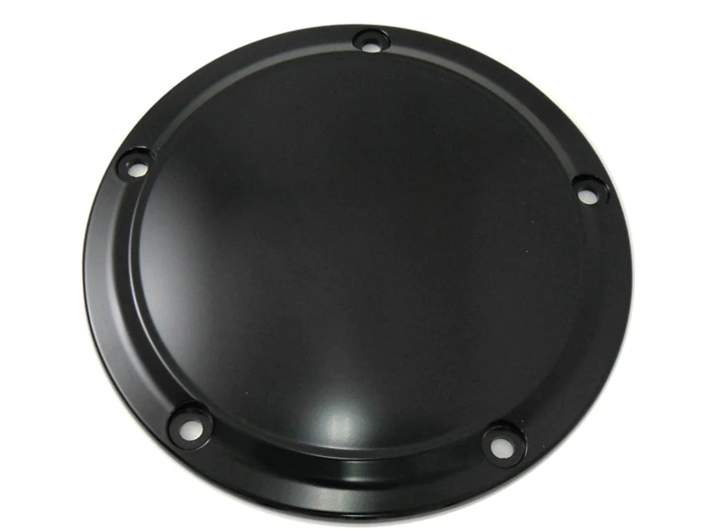 V-Twin Manufacturing Matte Black 5-Hole Derby Primary Cover Softail Dyna Tour Glide Harley 99-18