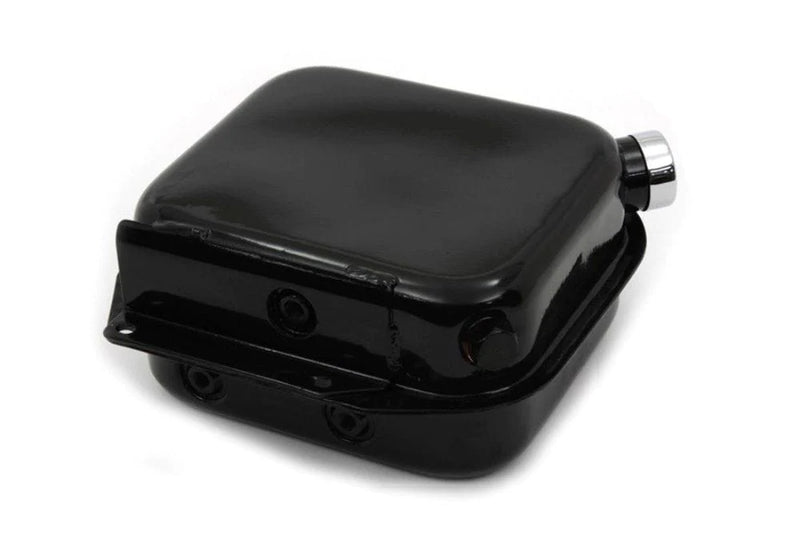 V-Twin Manufacturing Oil Tanks Black Oil Tank With Plug XLCH Model Harley Ironhead Sportster 1970-1978